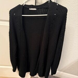 Staccato Black Knit Cardigan